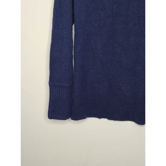J Crew blue wool alpaca turtleneck sweater - small - Picture 6 of 6